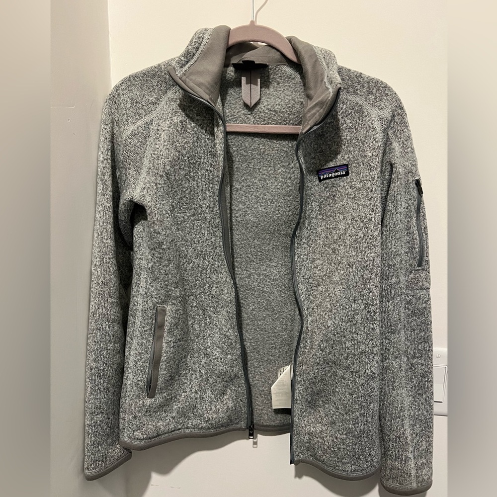 Gray Patagonia Better Sweater Fleece Jacket